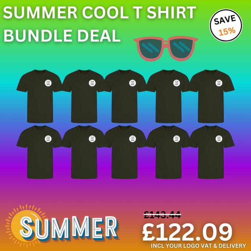 10 x Summer Cool T-Shirt Bundle Thumbnail