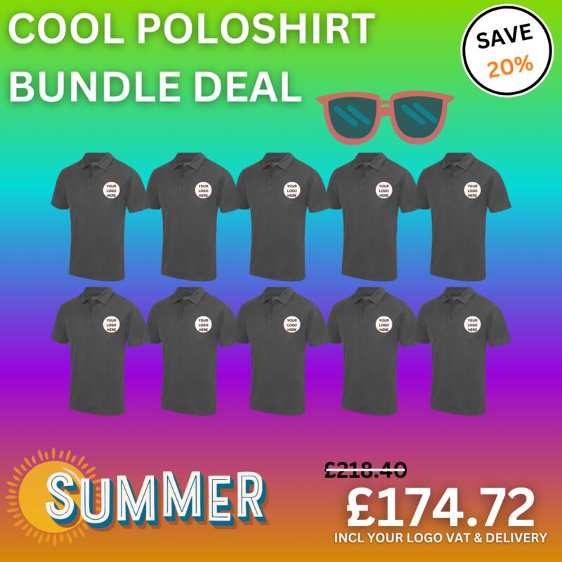 10 x Cool Polo Shirt Bundle Thumbnail