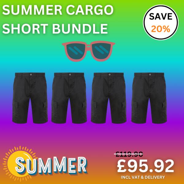 4 x Pro RTX Pro Cargo Shorts BUNDLE Thumbnail
